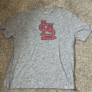 Majestic Gray Short Sleeve Tee with STL Logo